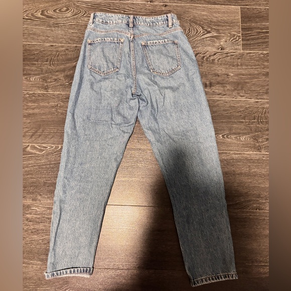 High waisted Dynamite blue jeans, size 00 - Picture 3 of 3